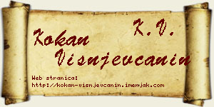 Kokan Višnjevčanin vizit kartica